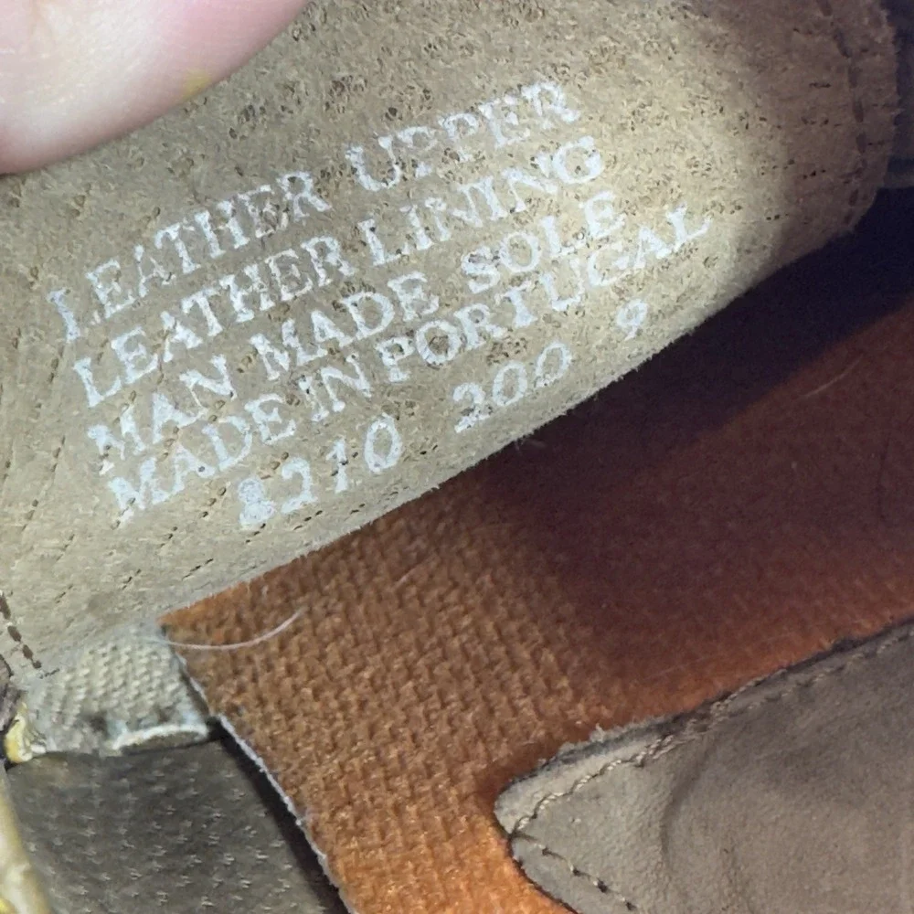American Eagle Outfitters Shoes Womens‎ 9 Brown Leather Chunky Platform Y2K
